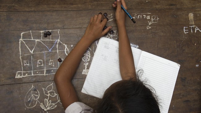 Ilustrasi siswa mengatasi mental block melalui lembaga simulasi